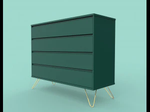 c&ocirc;moda elona Modelo 3D