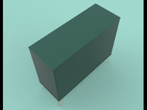 elona chest of drawers Model 3D