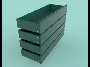 c&ocirc;moda elona Modelo 3D