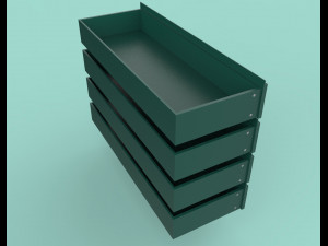 elona chest of drawers Model 3D