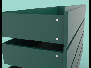 elona chest of drawers Model 3D