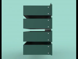 c&ocirc;moda elona Modelo 3D