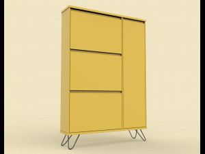 elona shoe storage 3D 模型