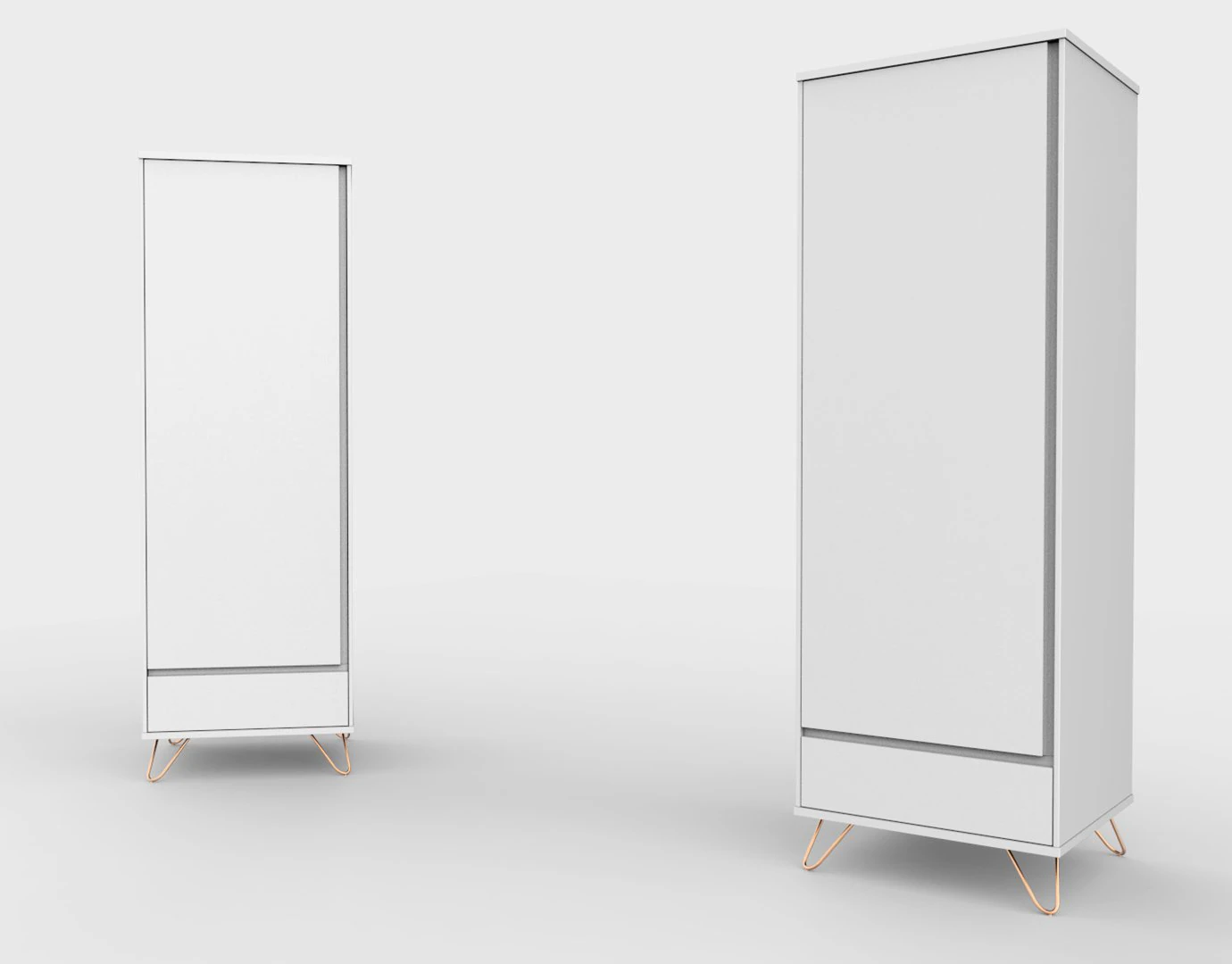 elona single wardrobe 3D Model .c4d .max .obj .3ds .fbx .stl .blend 