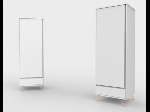 elona single wardrobe Modelo 3D