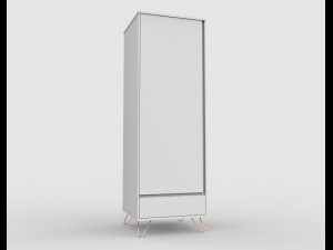 elona single wardrobe 3D 모델
