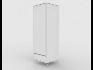 elona single wardrobe 3D Model