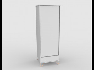 elona single wardrobe 3D 모델