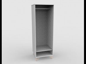 elona single wardrobe 3D 모델