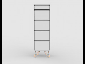 elona vanity chest of drawers Modelo 3D