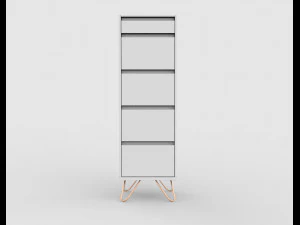 elona vanity chest of drawers 3D Model