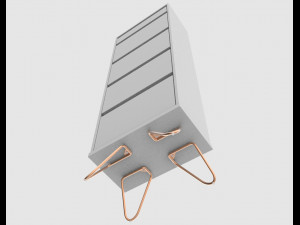 elona vanity chest of drawers Modelo 3D