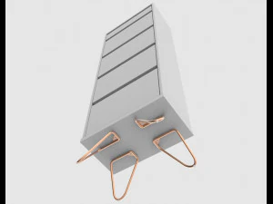 elona vanity chest of drawers 3D Model