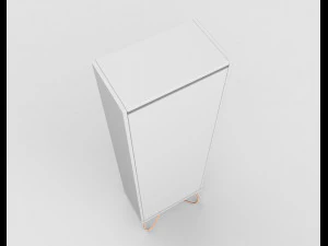 elona vanity chest of drawers 3D Model