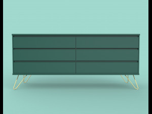 elona wide chest of drawers 3Dモデル