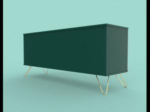 elona wide chest of drawers 3Dモデル