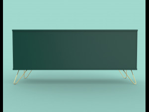 elona wide chest of drawers 3Dモデル