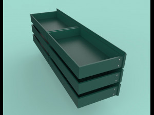 elona wide chest of drawers 3Dモデル