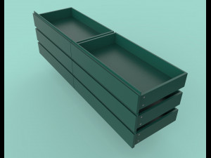 elona wide chest of drawers 3Dモデル