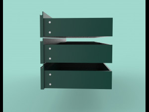 elona wide chest of drawers 3Dモデル