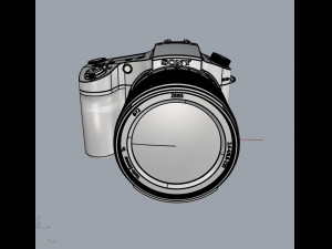 sony cyber-shot rx10 iii 3D Model