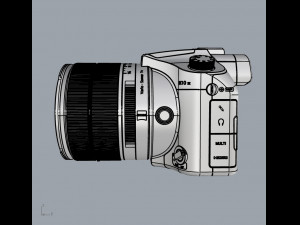 sony cyber-shot rx10 iii 3D Model