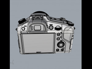 sony cyber-shot rx10 iii 3D Model
