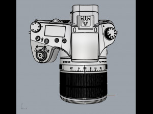 sony cyber-shot rx10 iii 3D Model