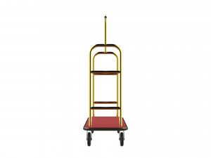 hotel trolley 01 3D Модель