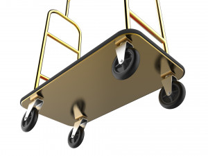 hotel trolley 01 3D Модель