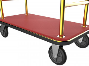 hotel trolley 01 3D Модель