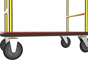 hotel trolley 01 3D Модель