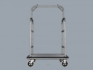 hotel trolley 01 3D Model