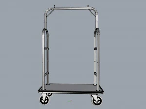 hotel trolley 01 3D Model