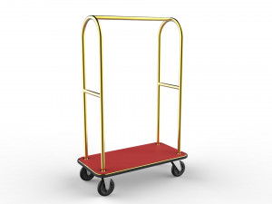 hotel trolley 02 Model 3D