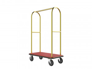 hotel trolley 02 Model 3D