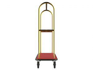 hotel trolley 02 Model 3D