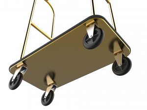 hotel trolley 02 Model 3D