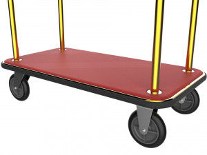 hotel trolley 02 Model 3D