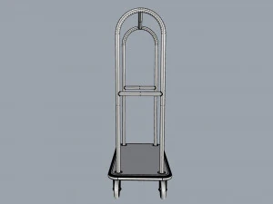 hotel trolley 02 3D Model