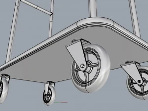 hotel trolley 02 3D Model