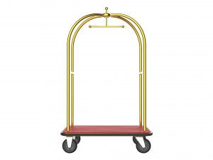 hotel trolley 03 Model 3D