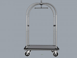 hotel trolley 03 Model 3D