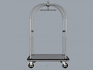 hotel trolley 03 Model 3D