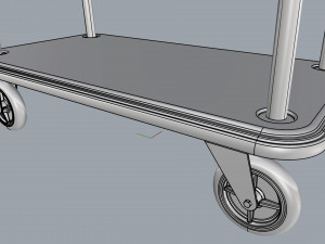 hotel trolley 03 Model 3D