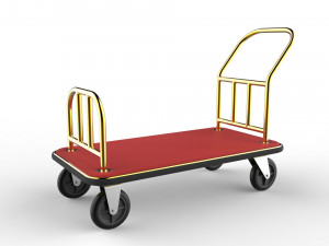 hotel trolley 04 3Dモデル