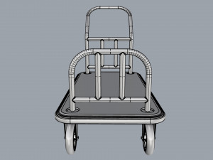 hotel trolley 04 3D Model