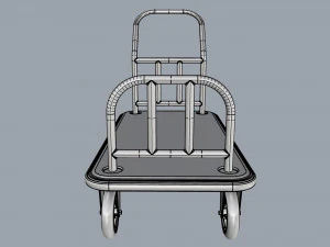 hotel trolley 04 3D Model