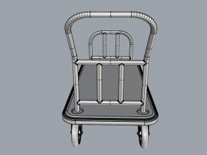 hotel trolley 04 3D Model