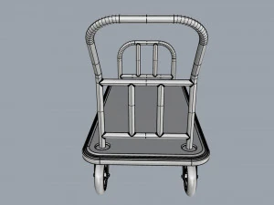 hotel trolley 04 3D Model